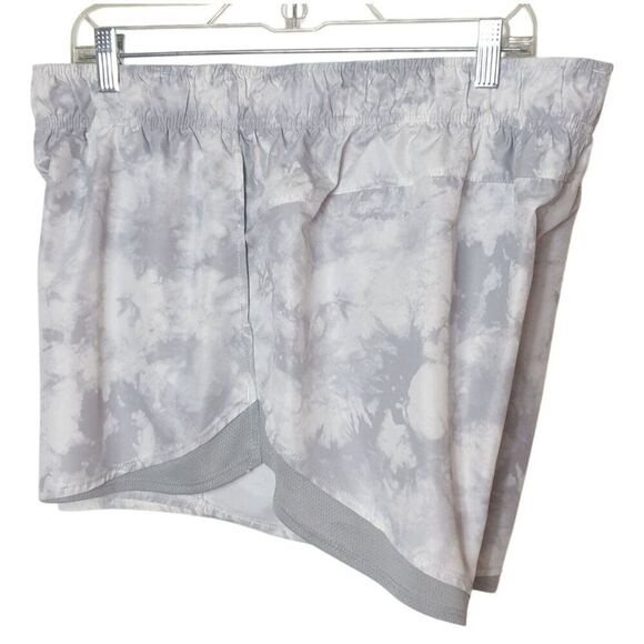 Athletic Works Womens Running Shorts XL Artic Tie-Dye Sporty Lined Fitness Gym - Picture 3 of 9